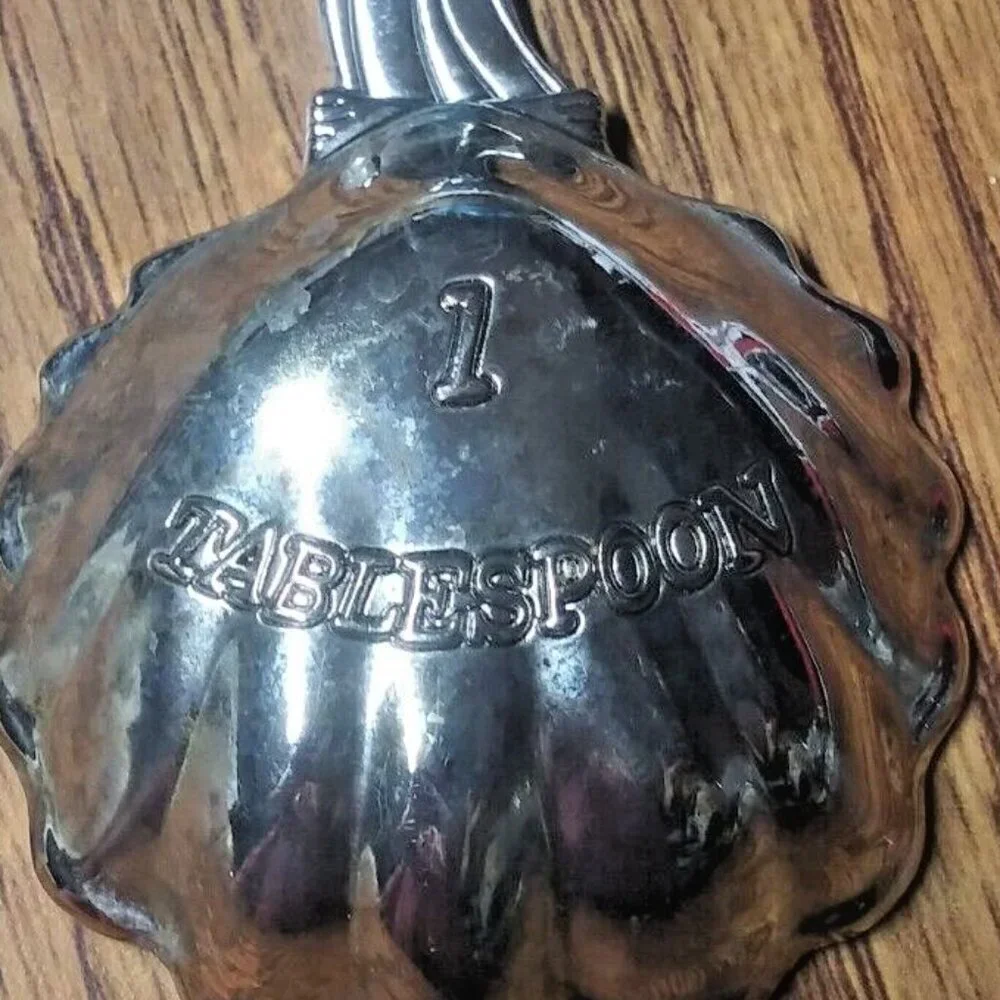 Ganz Studio 101 Measuring Spoon Scallop Clam Shell Zinc Alloy Replacement EUC